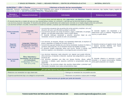PLANEACIÓN 1° Primaria Segundo Periodo (Dic, Ene, Feb, Mar) en 🎁pdf