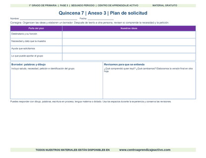 PLANEACIÓN 1° Primaria Segundo Periodo (Dic, Ene, Feb, Mar) en 🎁pdf