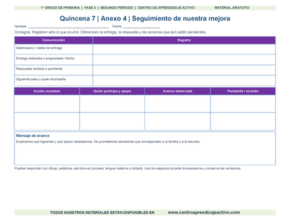 PLANEACIÓN 1° Primaria Segundo Periodo (Dic, Ene, Feb, Mar) en 🎁pdf