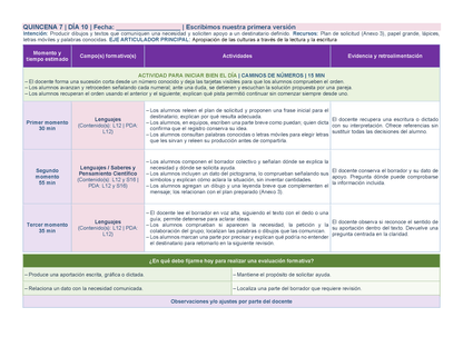 PLANEACIÓN 1° Primaria Segundo Periodo (Dic, Ene, Feb, Mar) ✏️Editable en Word