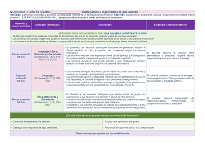 PLANEACIÓN 1° Primaria Segundo Periodo (Dic, Ene, Feb, Mar) ✏️Editable en Word