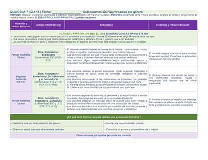 PLANEACIÓN 1° Primaria Segundo Periodo (Dic, Ene, Feb, Mar) ✏️Editable en Word