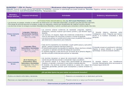 PLANEACIÓN 1° Primaria Segundo Periodo (Dic, Ene, Feb, Mar) ✏️Editable en Word