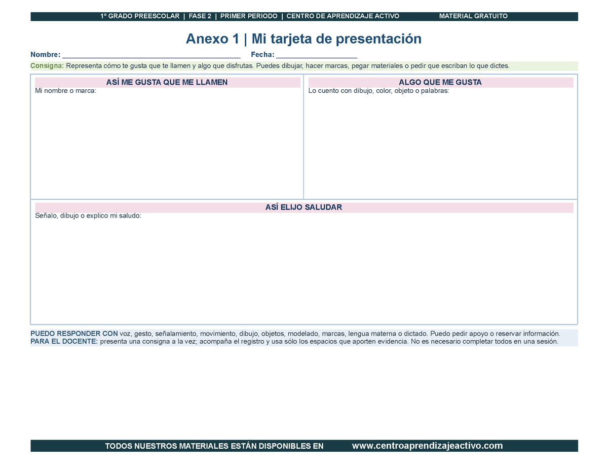 PLANEACIÓN 1° ⭐Preescolar Primer Periodo (Sep, Oct, Nov) en 🎁PDF