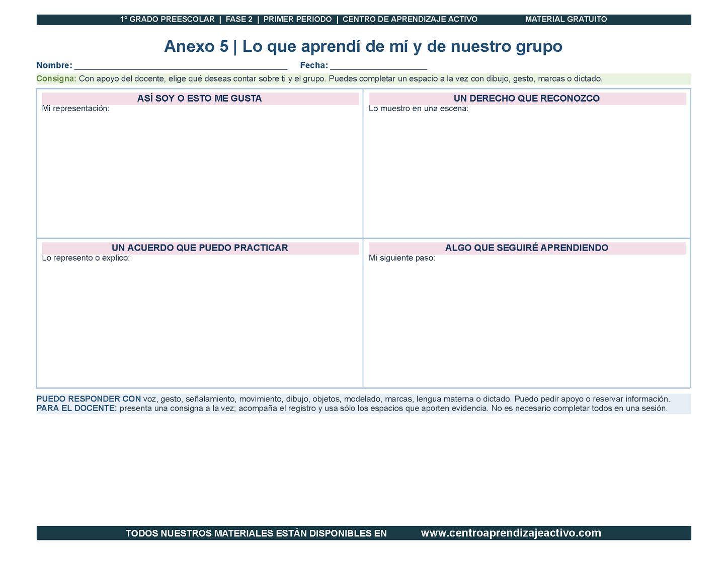 PLANEACIÓN 1° ⭐Preescolar Primer Periodo (Sep, Oct, Nov) en 🎁PDF