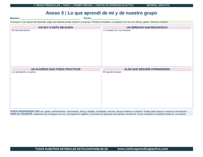 PLANEACIÓN 1° ⭐Preescolar Primer Periodo (Sep, Oct, Nov) en 🎁PDF