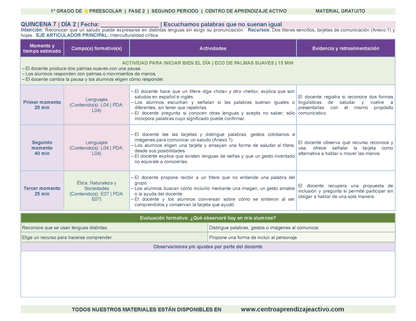PLANEACIÓN 1° ⭐Preescolar Segundo Periodo (Dic, Ene, Feb, Mar) en 🎁PDF
