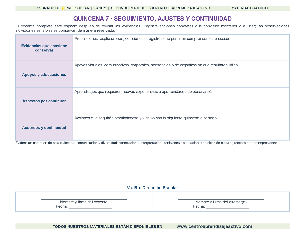 PLANEACIÓN 1° ⭐Preescolar Segundo Periodo (Dic, Ene, Feb, Mar) en 🎁PDF