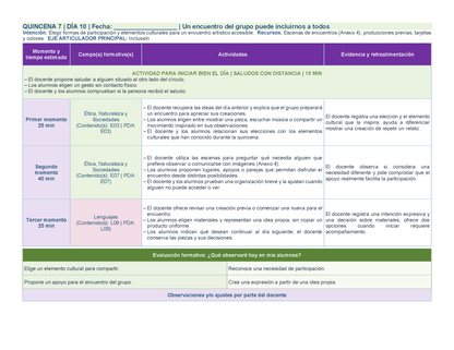 PLANEACIÓN 1° ⭐Preescolar Segundo Periodo (Dic, Ene, Feb, Mar) ✏️Editable en Word