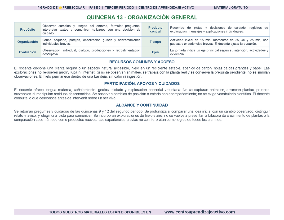 PLANEACIÓN 1° ⭐Preescolar Tercer Periodo (Abr, May, Jun, Jul) en 🎁PDF
