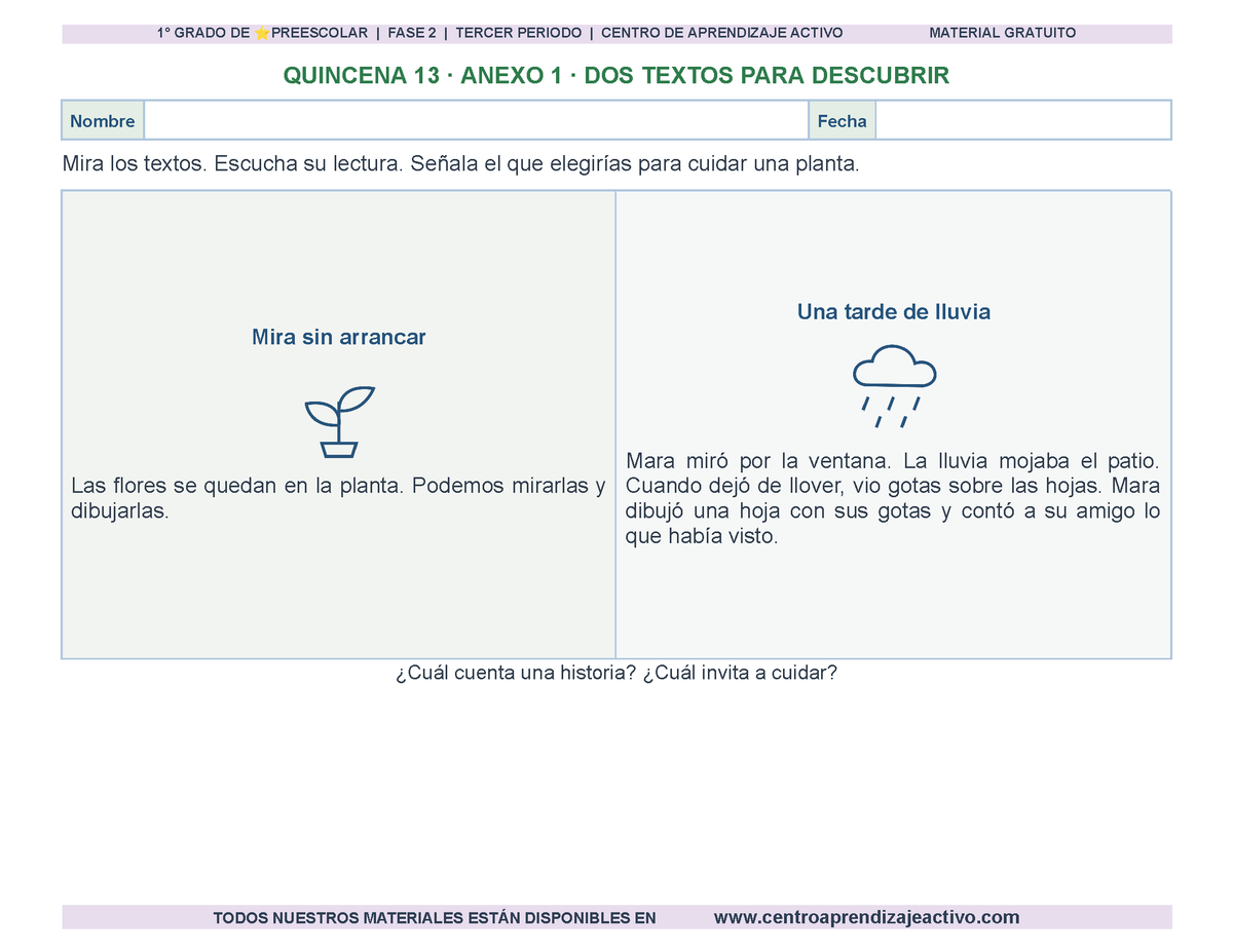 PLANEACIÓN 1° ⭐Preescolar Tercer Periodo (Abr, May, Jun, Jul) en 🎁PDF
