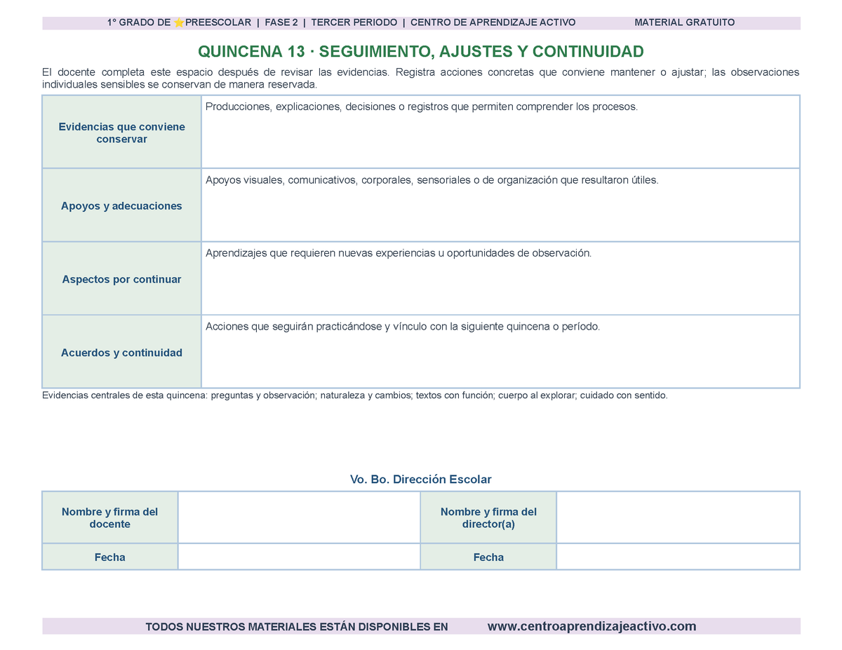 PLANEACIÓN 1° ⭐Preescolar Tercer Periodo (Abr, May, Jun, Jul) en 🎁PDF