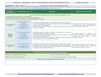 PLANEACIÓN 1° ⭐Preescolar Tercer Periodo (Abr, May, Jun, Jul) en 🎁PDF
