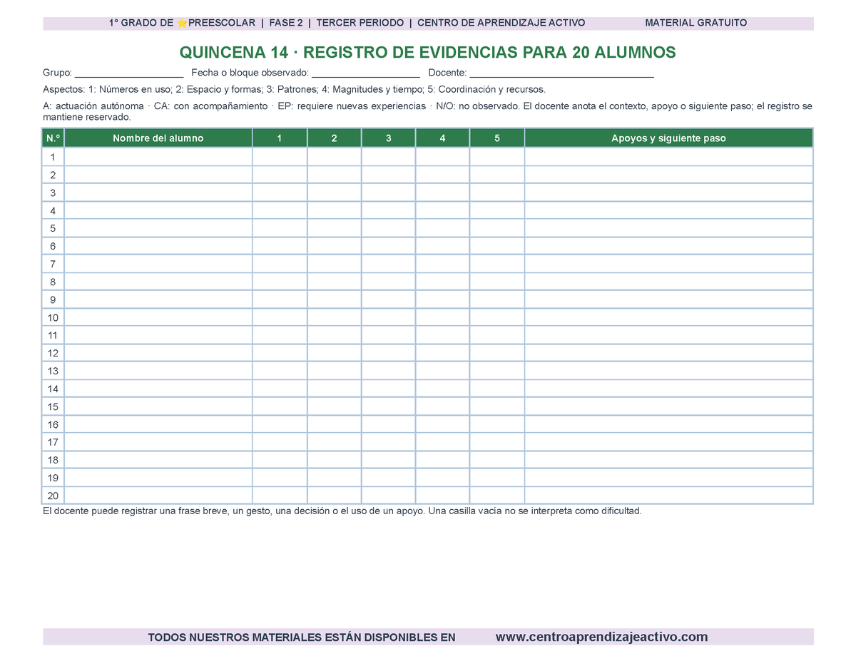 PLANEACIÓN 1° ⭐Preescolar Tercer Periodo (Abr, May, Jun, Jul) en 🎁PDF