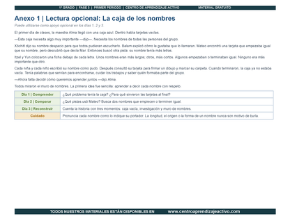 PLANEACIÓN 1° Primaria Primer Periodo (Sep, Oct, Nov) en PDF