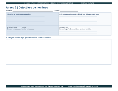 PLANEACIÓN 1° Primaria Primer Periodo (Sep, Oct, Nov) en PDF