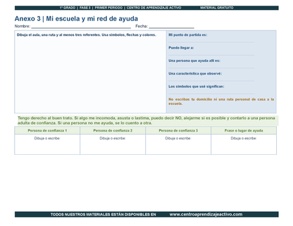 PLANEACIÓN 1° Primaria Primer Periodo (Sep, Oct, Nov) en PDF