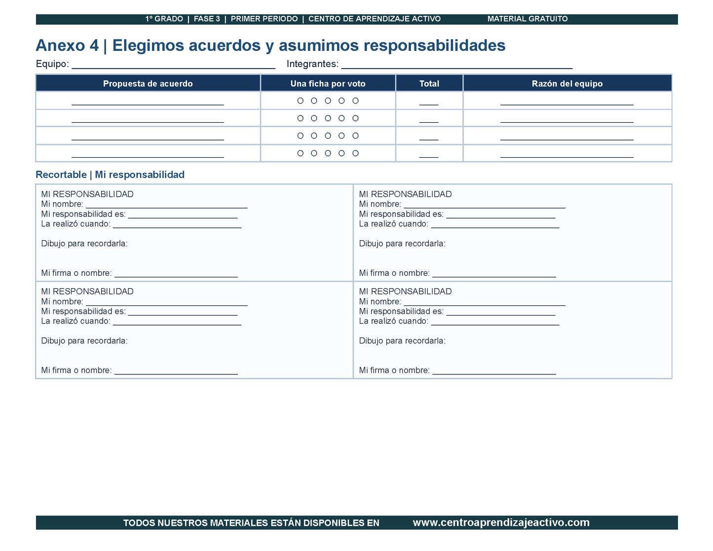 PLANEACIÓN 1° Primaria Primer Periodo (Sep, Oct, Nov) en PDF