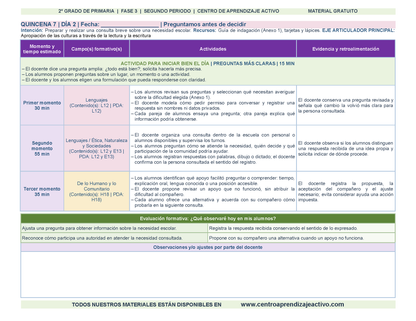 PLANEACIÓN 2° Primaria Segundo Periodo (Dic, Ene, Feb, Mar) en 🎁pdf