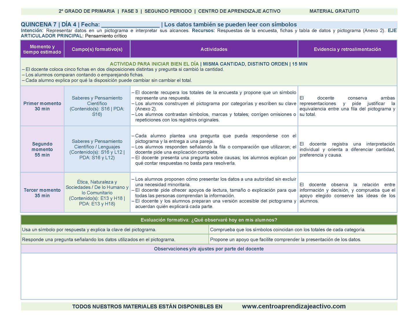 PLANEACIÓN 2° Primaria Segundo Periodo (Dic, Ene, Feb, Mar) en 🎁pdf