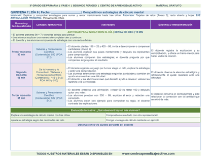 PLANEACIÓN 3° Primaria Segundo Periodo (Dic, Ene, Feb, Mar) en 🎁PDF