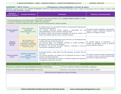 PLANEACIÓN 3° Primaria Segundo Periodo (Dic, Ene, Feb, Mar) en 🎁PDF