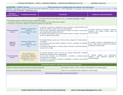 PLANEACIÓN 3° Primaria Segundo Periodo (Dic, Ene, Feb, Mar) en 🎁PDF