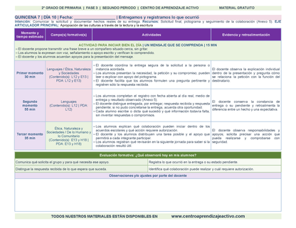 PLANEACIÓN 2° Primaria Segundo Periodo (Dic, Ene, Feb, Mar) en 🎁pdf