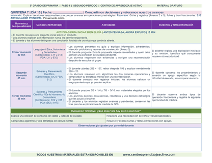 PLANEACIÓN 3° Primaria Segundo Periodo (Dic, Ene, Feb, Mar) en 🎁PDF