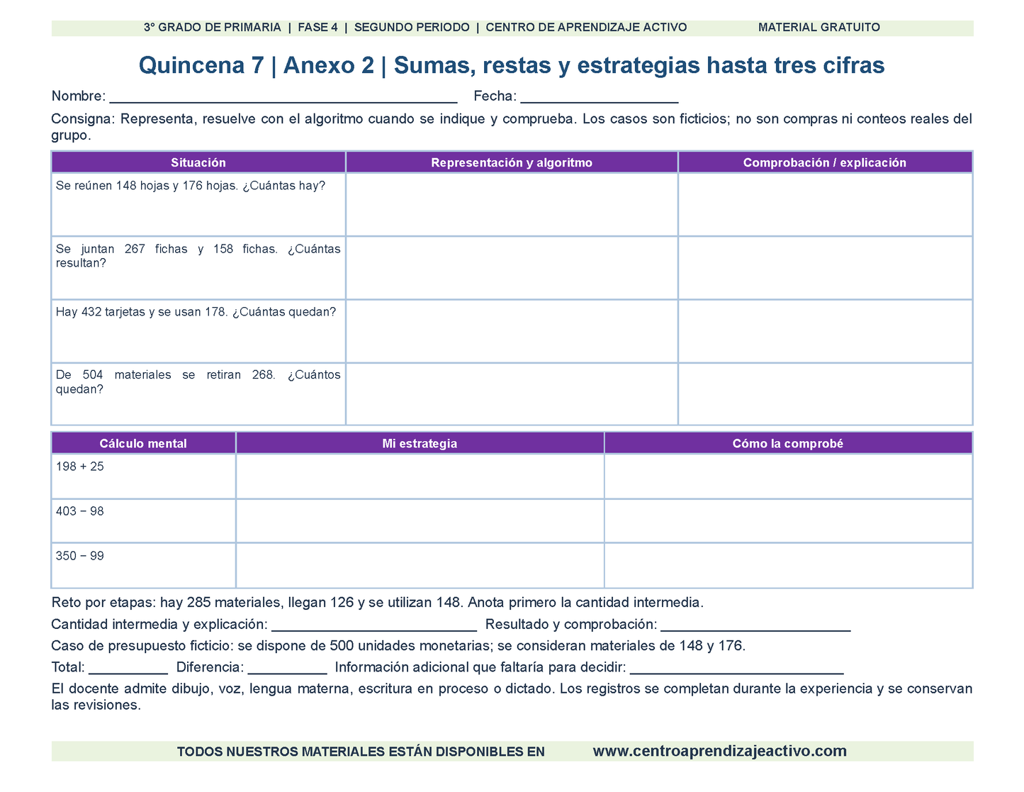 PLANEACIÓN 3° Primaria Segundo Periodo (Dic, Ene, Feb, Mar) en 🎁PDF