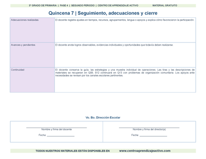 PLANEACIÓN 3° Primaria Segundo Periodo (Dic, Ene, Feb, Mar) en 🎁PDF