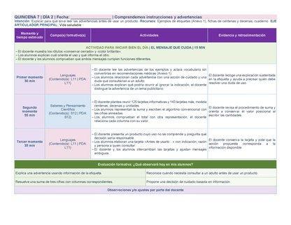 PLANEACIÓN 3° Primaria Segundo Periodo (Dic, Ene, Feb, Mar) ✏️Editable en Word