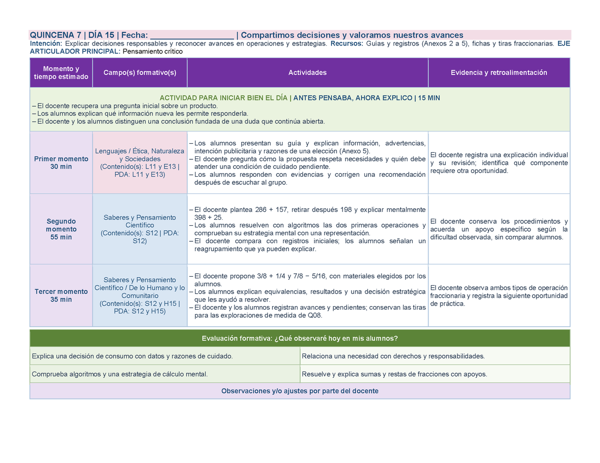 PLANEACIÓN 3° Primaria Segundo Periodo (Dic, Ene, Feb, Mar) ✏️Editable en Word