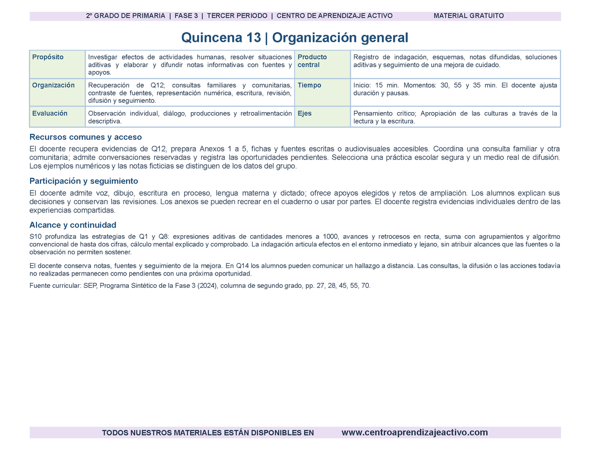 PLANEACIÓN 2° Primaria Tercer Periodo (Abr, May, Jun, Jul) en 🎁PDF