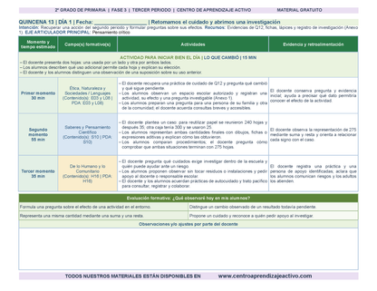 PLANEACIÓN 2° Primaria Tercer Periodo (Abr, May, Jun, Jul) en 🎁PDF