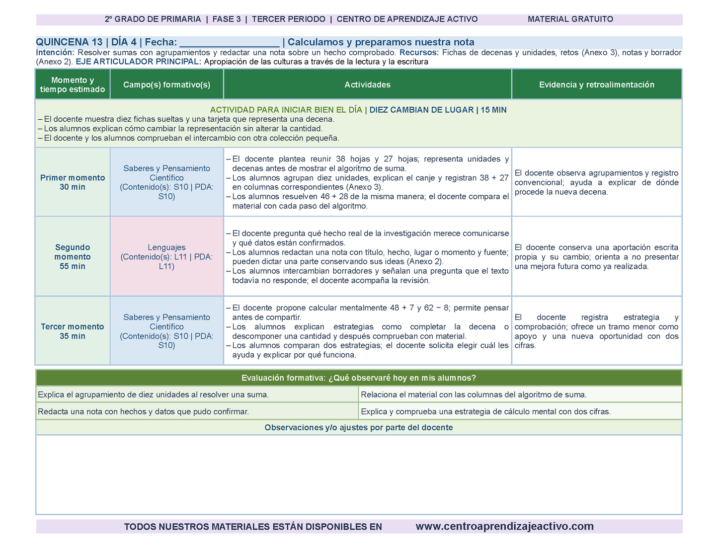 PLANEACIÓN 2° Primaria Tercer Periodo (Abr, May, Jun, Jul) en 🎁PDF