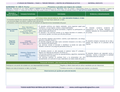 PLANEACIÓN 2° Primaria Tercer Periodo (Abr, May, Jun, Jul) en 🎁PDF