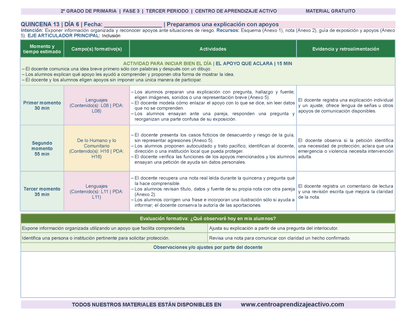 PLANEACIÓN 2° Primaria Tercer Periodo (Abr, May, Jun, Jul) en 🎁PDF