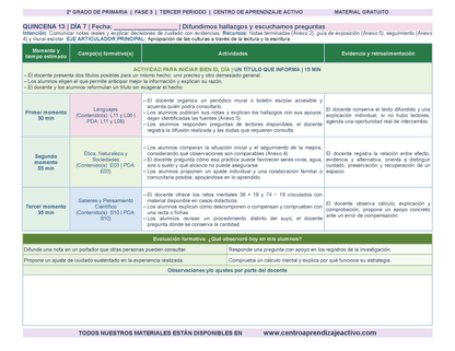 PLANEACIÓN 2° Primaria Tercer Periodo (Abr, May, Jun, Jul) en 🎁PDF
