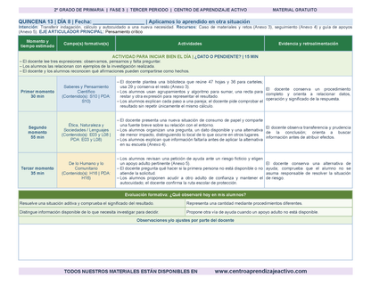 PLANEACIÓN 2° Primaria Tercer Periodo (Abr, May, Jun, Jul) en 🎁PDF