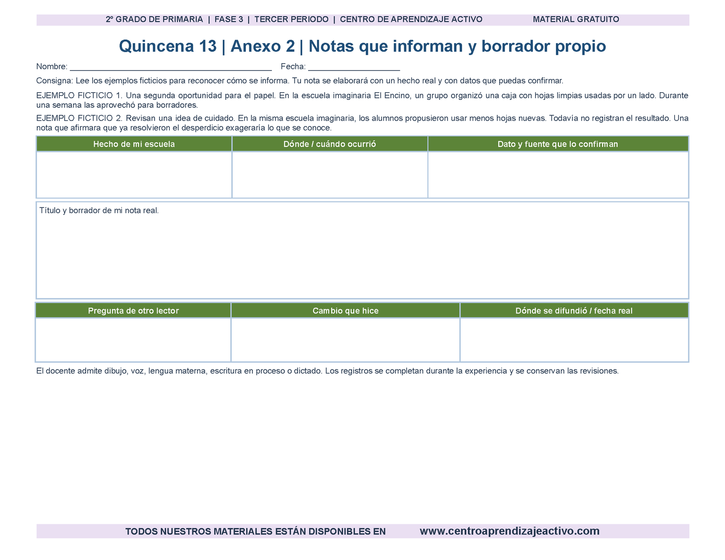 PLANEACIÓN 2° Primaria Tercer Periodo (Abr, May, Jun, Jul) en 🎁PDF