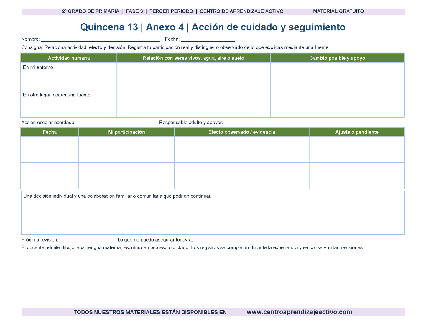 PLANEACIÓN 2° Primaria Tercer Periodo (Abr, May, Jun, Jul) en 🎁PDF