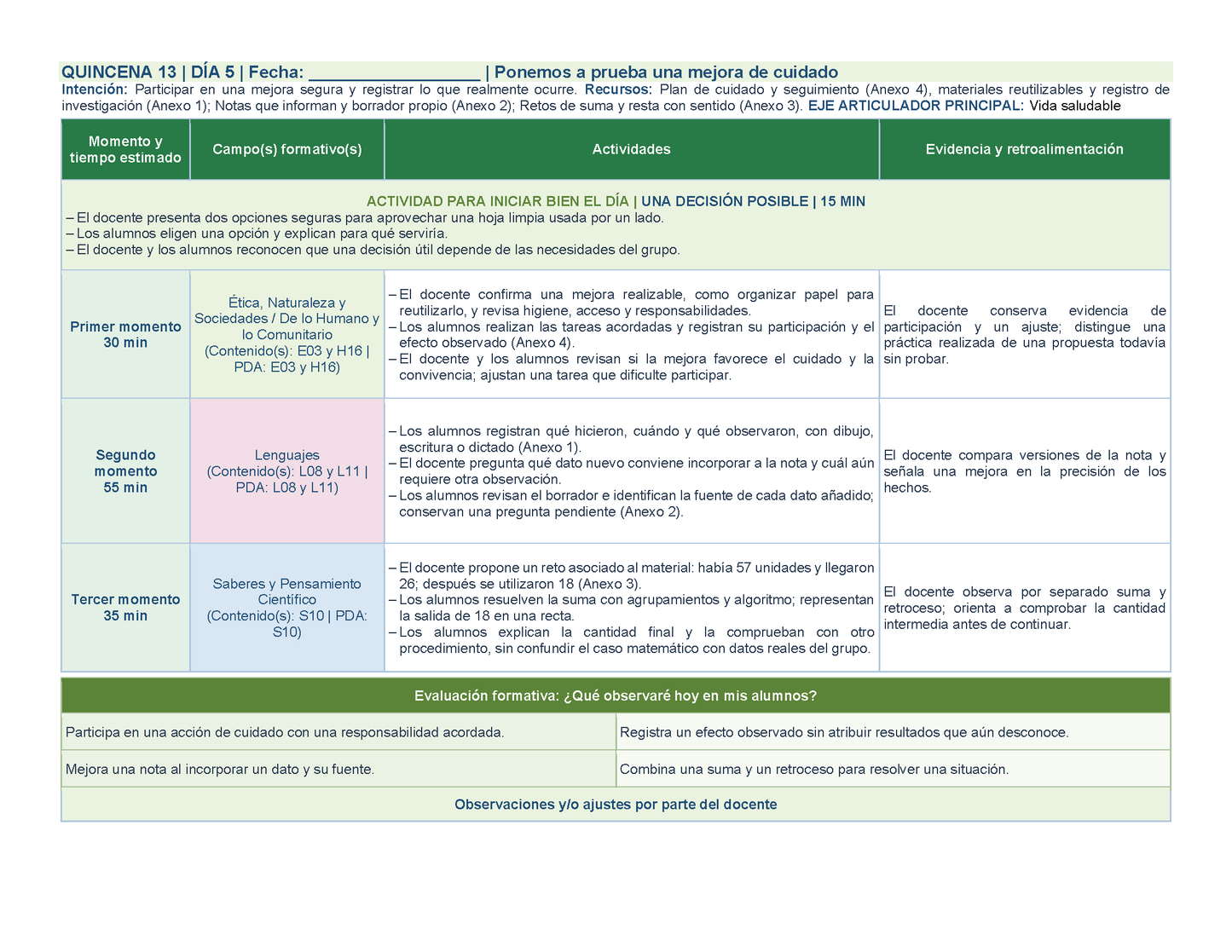 PLANEACIÓN 2° Primaria Tercer Periodo (Abr, May, Jun, Jul) ✏️Editable en Word