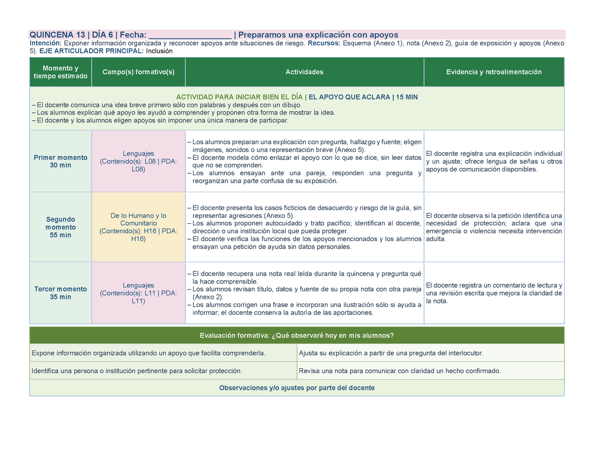 PLANEACIÓN 2° Primaria Tercer Periodo (Abr, May, Jun, Jul) ✏️Editable en Word