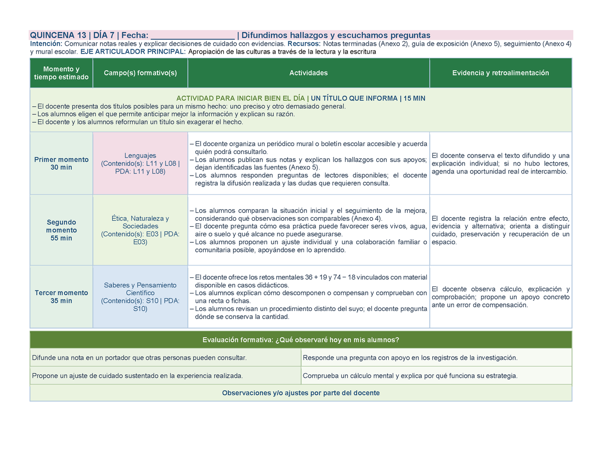 PLANEACIÓN 2° Primaria Tercer Periodo (Abr, May, Jun, Jul) ✏️Editable en Word