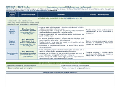 PLANEACIÓN 2° ⭐Preescolar Primer Periodo (Sep, Oct, Nov) ✏️Editable en Word
