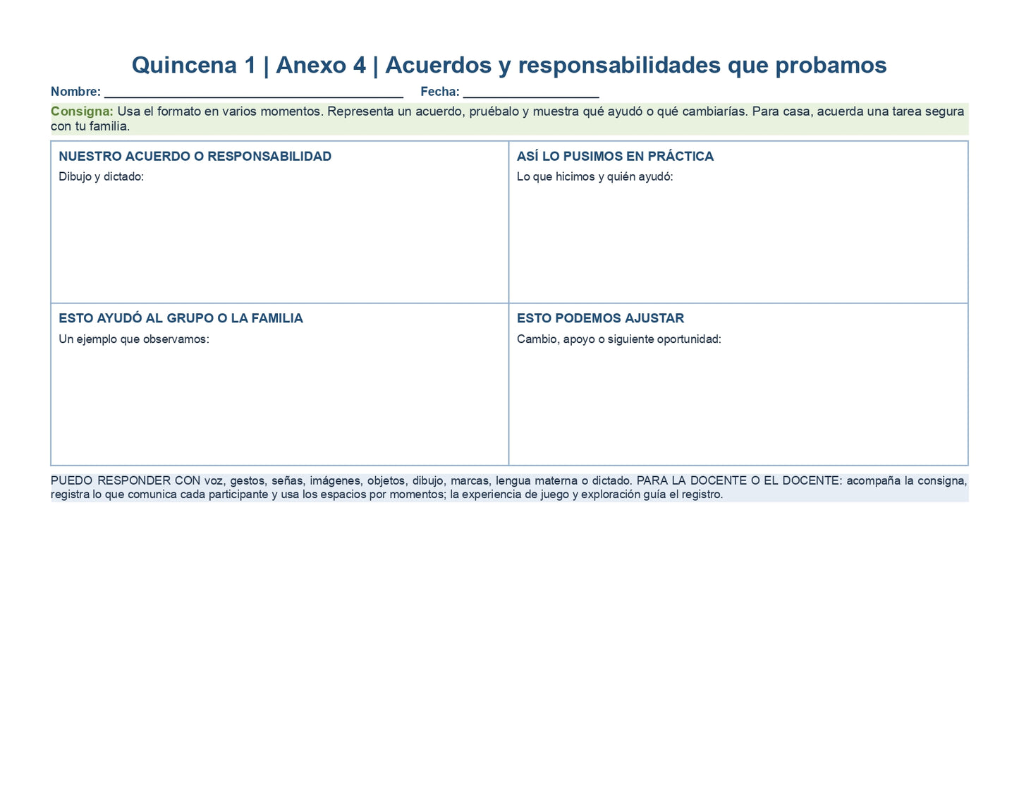 PLANEACIÓN 2° ⭐Preescolar Primer Periodo (Sep, Oct, Nov) ✏️Editable en Word