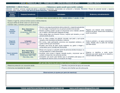 PLANEACIÓN 2° ⭐Preescolar Primer Periodo (Sep, Oct, Nov) en 🎁pdf