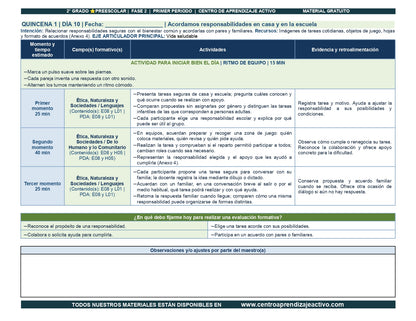 PLANEACIÓN 2° ⭐Preescolar Primer Periodo (Sep, Oct, Nov) en 🎁pdf