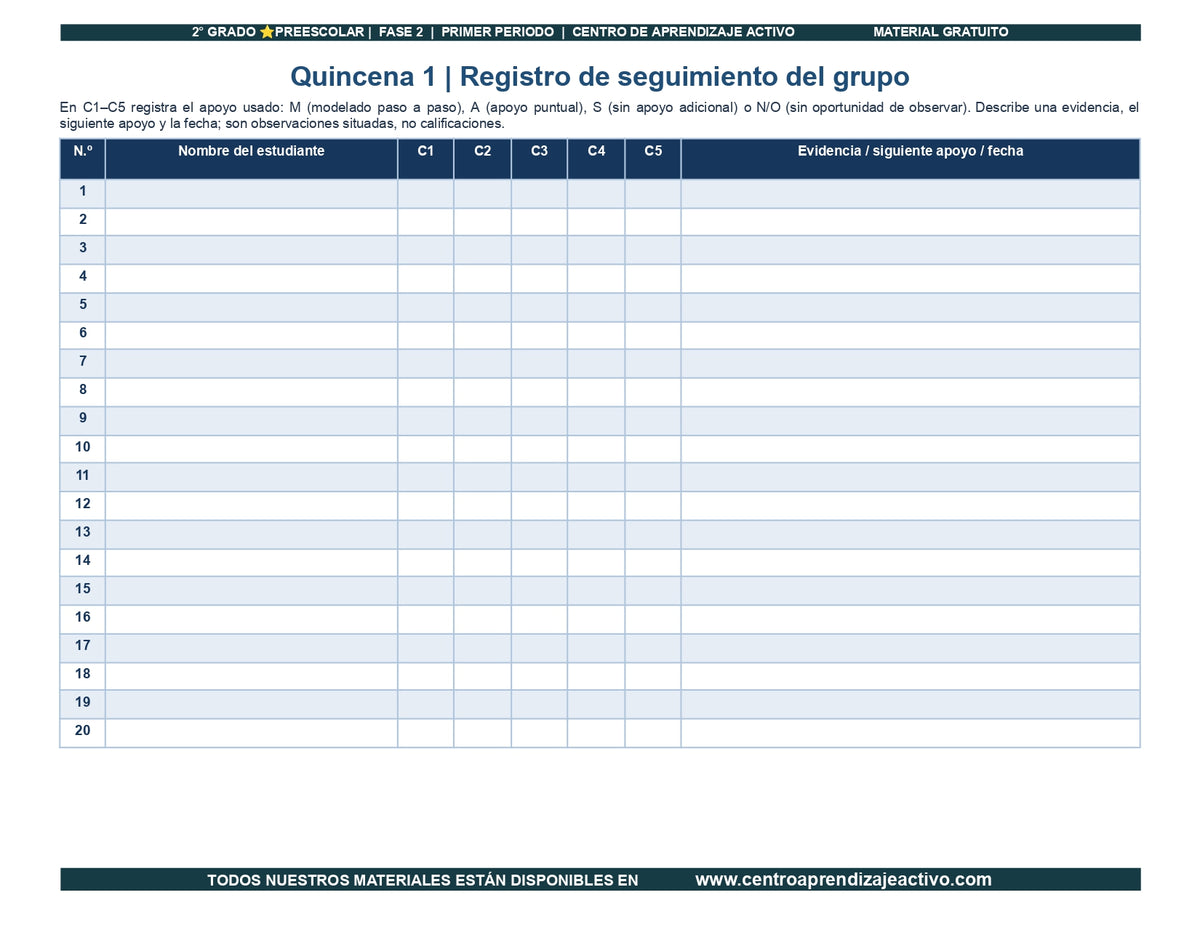 PLANEACIÓN 2° ⭐Preescolar Primer Periodo (Sep, Oct, Nov) en 🎁pdf